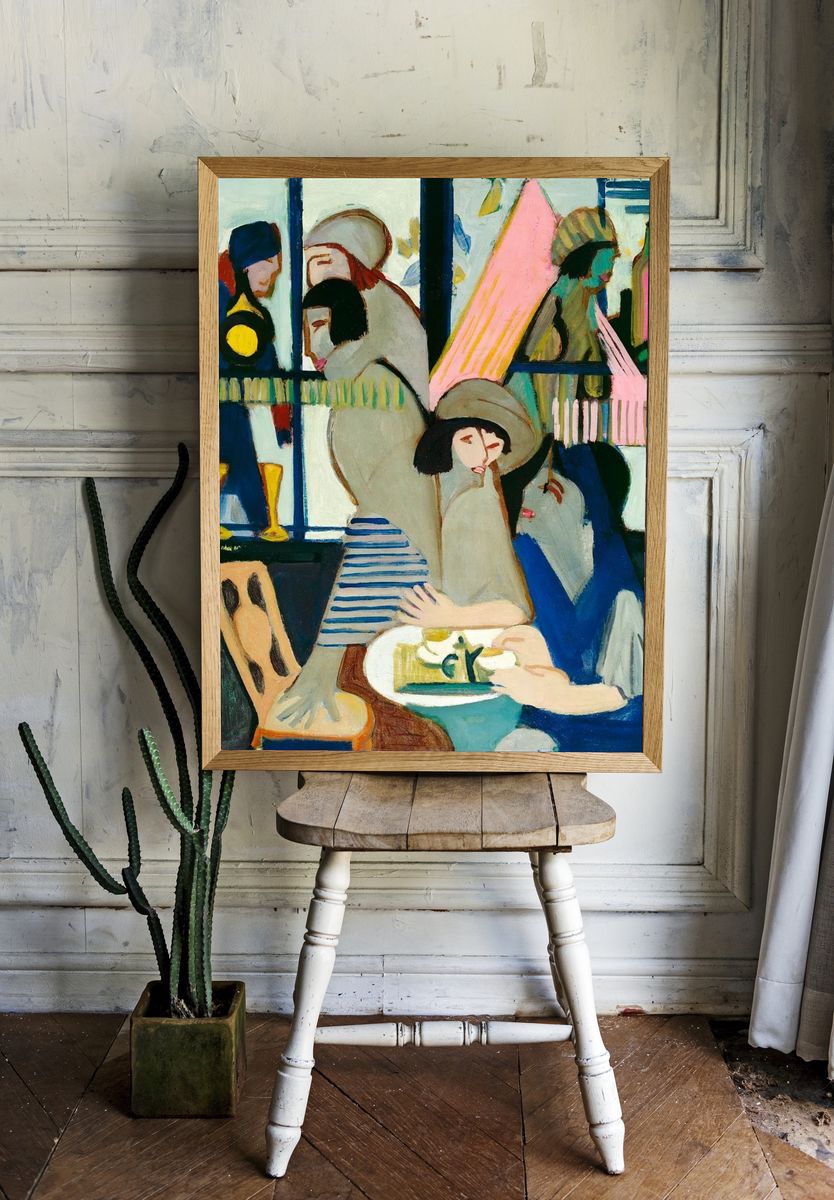 Cafe (1928) painting high resolution. room preview