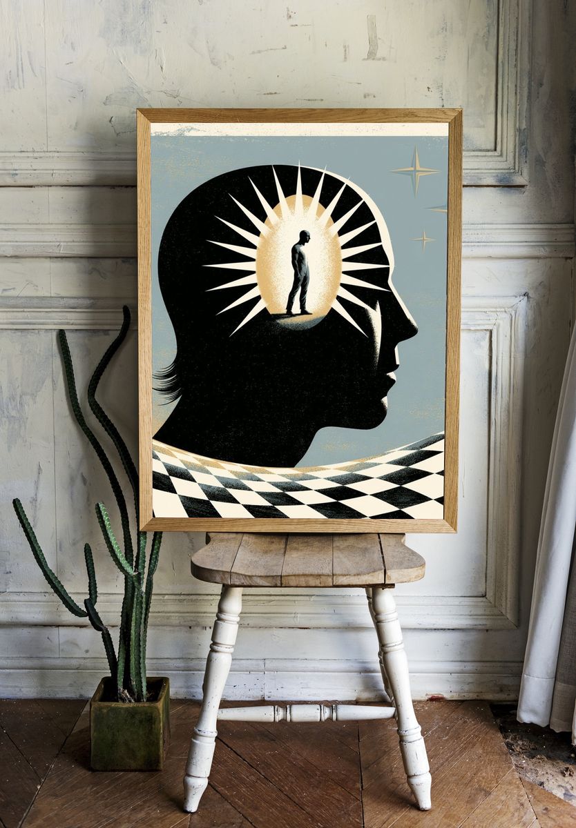 Mindscape Surrealism Poster. — room view 1