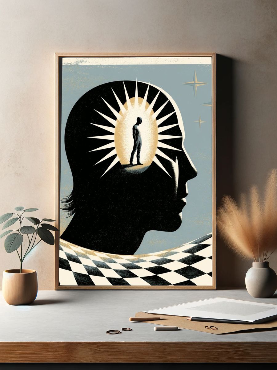 Mindscape Surrealism Poster. — room view 2