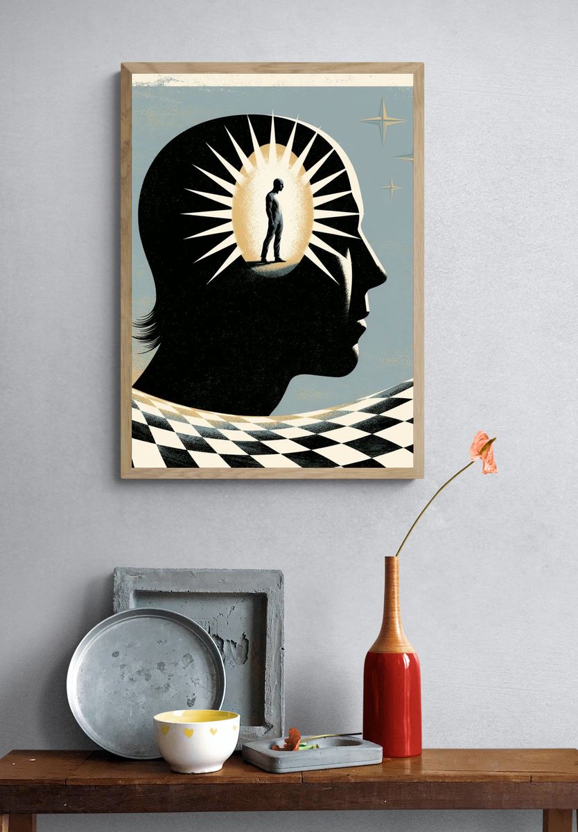 Mindscape Surrealism Poster. — room view 3