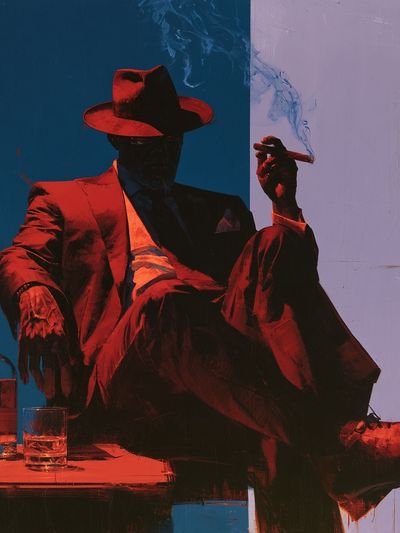 Noir Gentleman — Fine-Art Print.