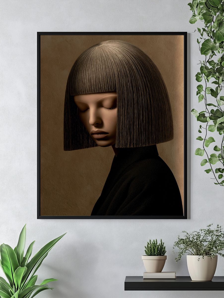 Serene Portrait — Fine-Art Print. — room view 4