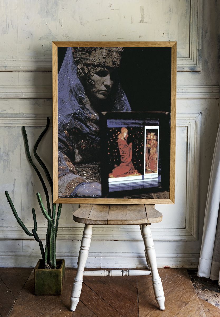 Mystic Figure Collage Poster. room preview