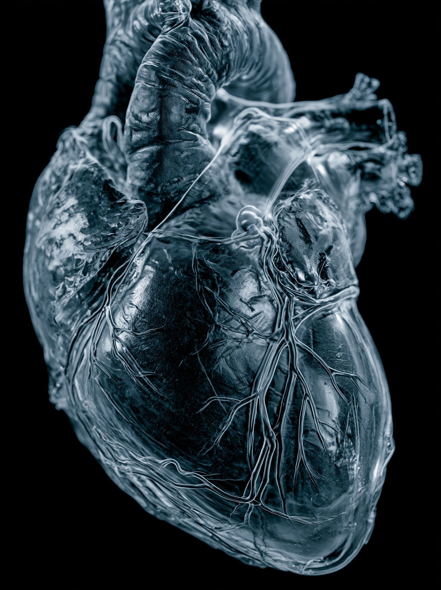 Frozen Heart Abstract Print. poster detail