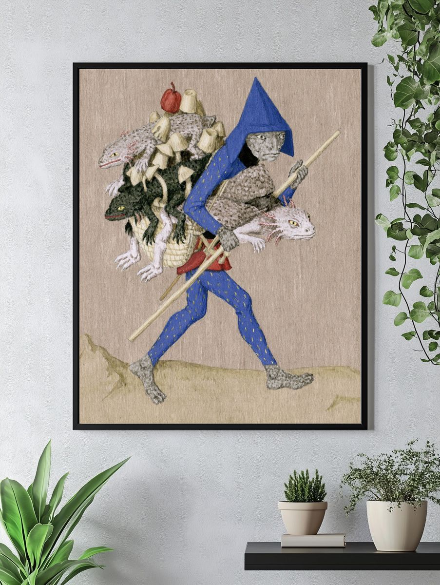 Mythic Creature Carrier Print. — room view 4