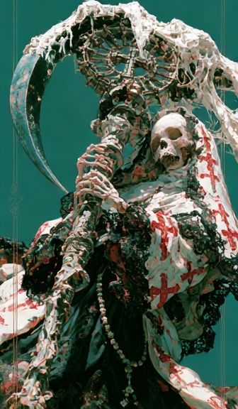 Grim Reaper Surrealism Poster. poster detail