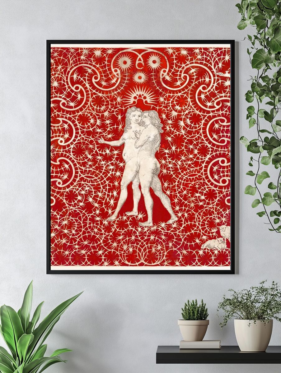 Adam Eve Garden Pair Sheep. — room view 4