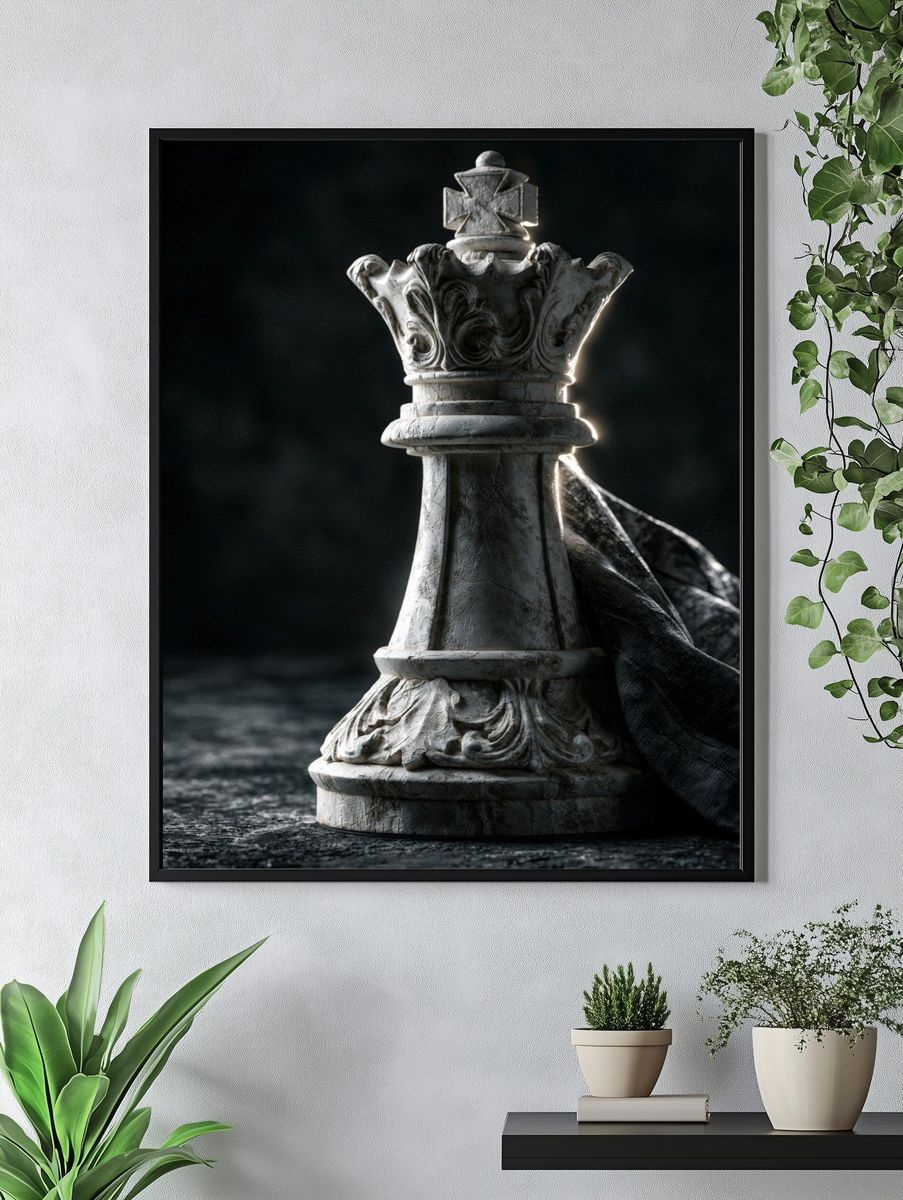 Chess King Sculpture Poster. — room view 4