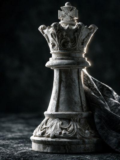 Chess King Sculpture Poster. poster