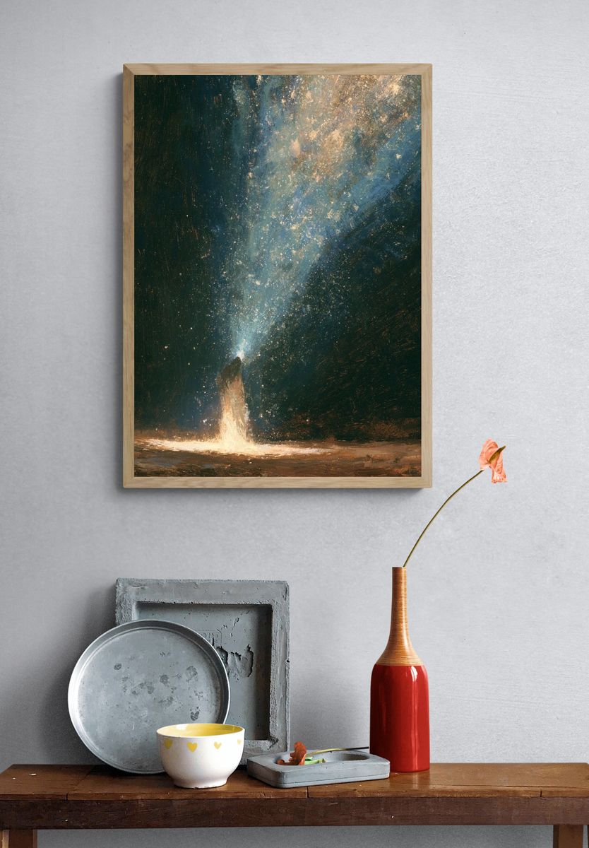 Celestial Figure Fine-Art Print. — room view 3