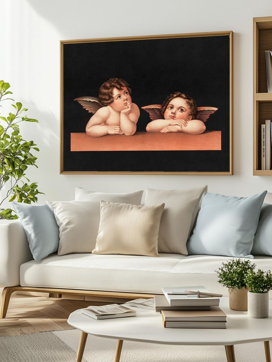 Cherubs Raphael (1890). Original Library. — room view 2