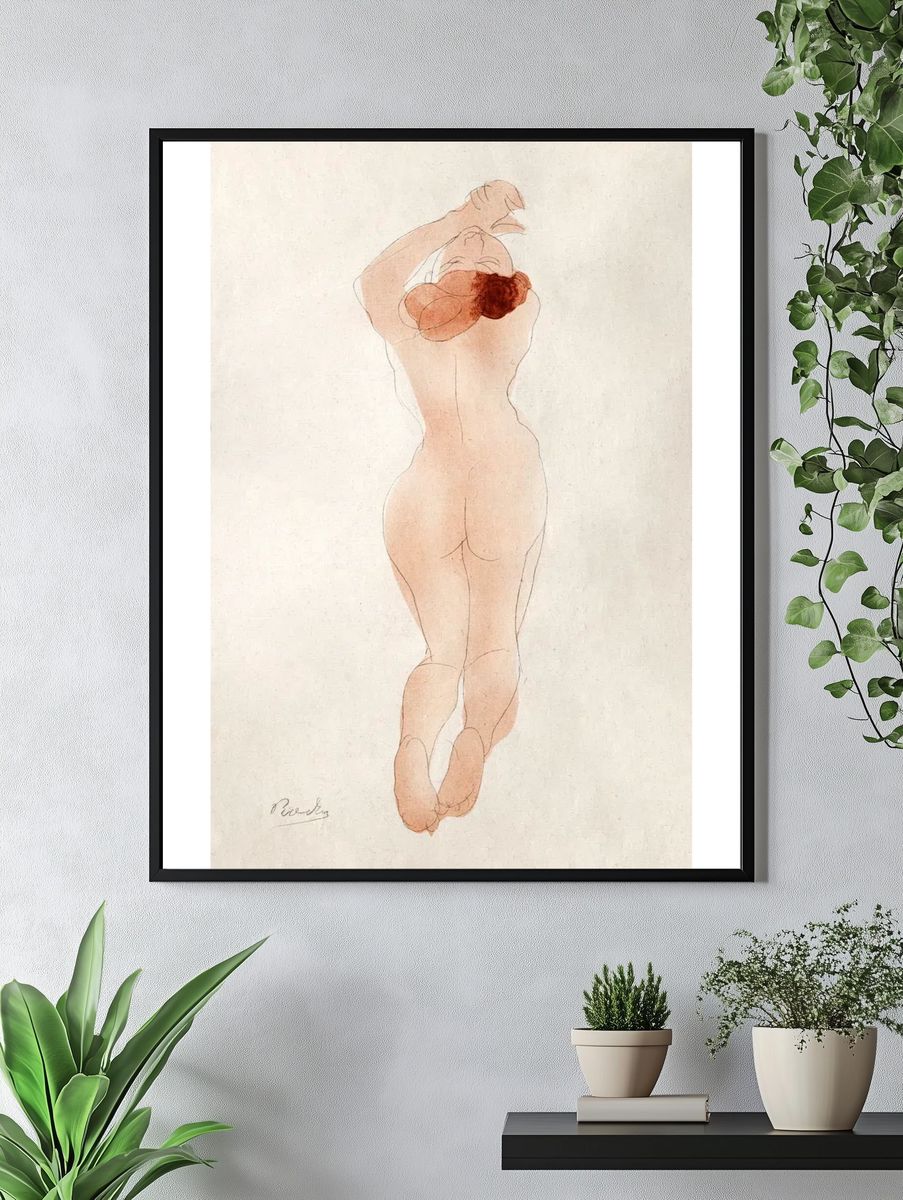 Naked woman showing her bum. — room view 4