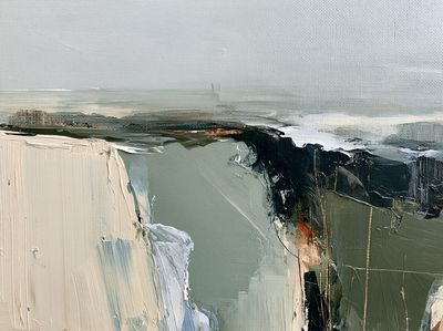 Coastal Cliff Abstract Print.