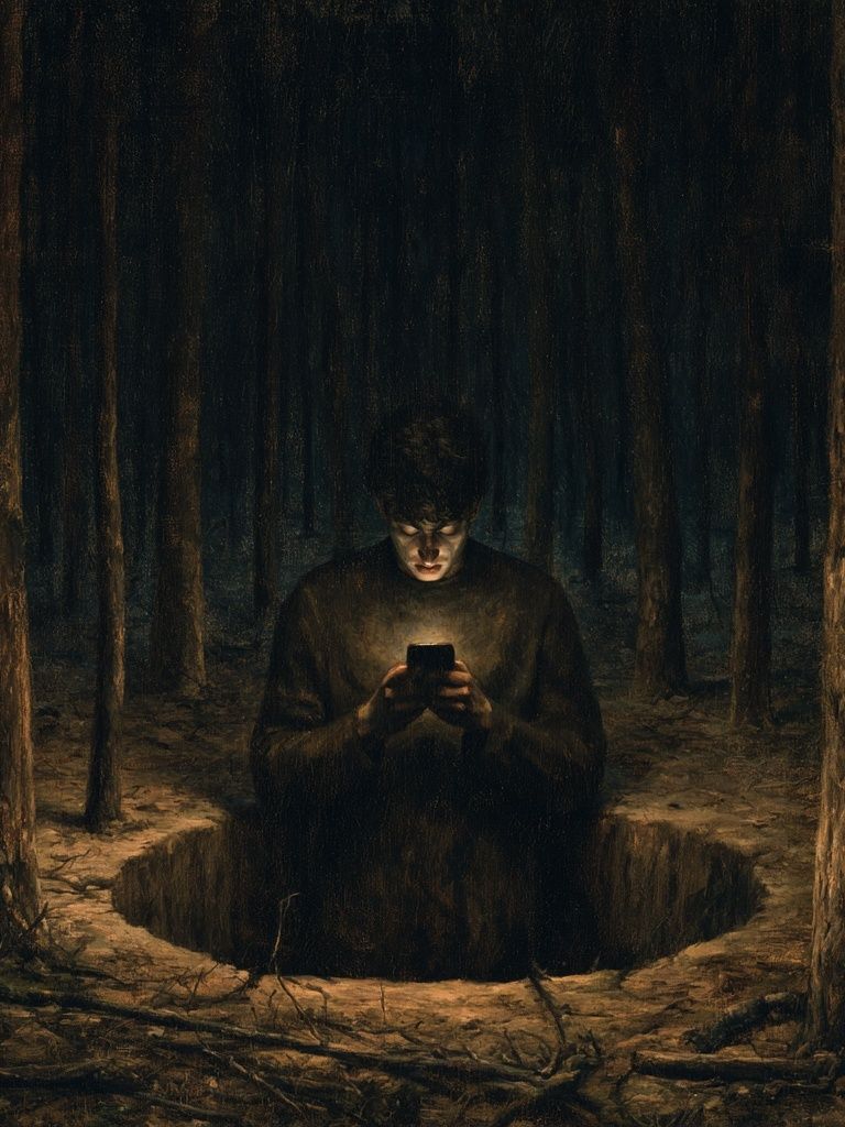 Forest Ritual — Surrealism Print. poster detail