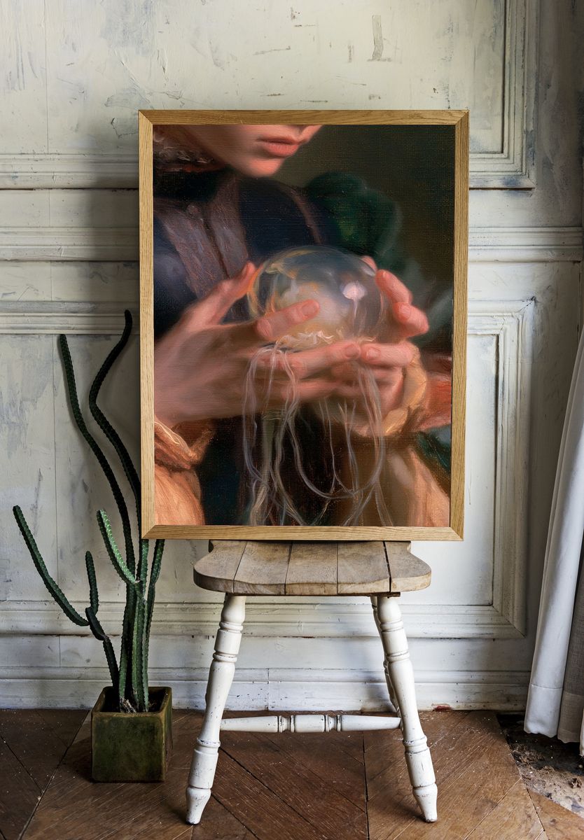 Crystal Ball Portrait Fine-Art Poster. room preview