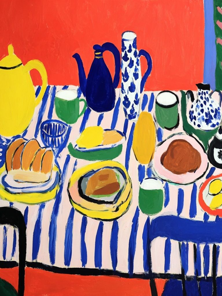 Colorful Still Life — Fine-Art Print. poster — fine-art art