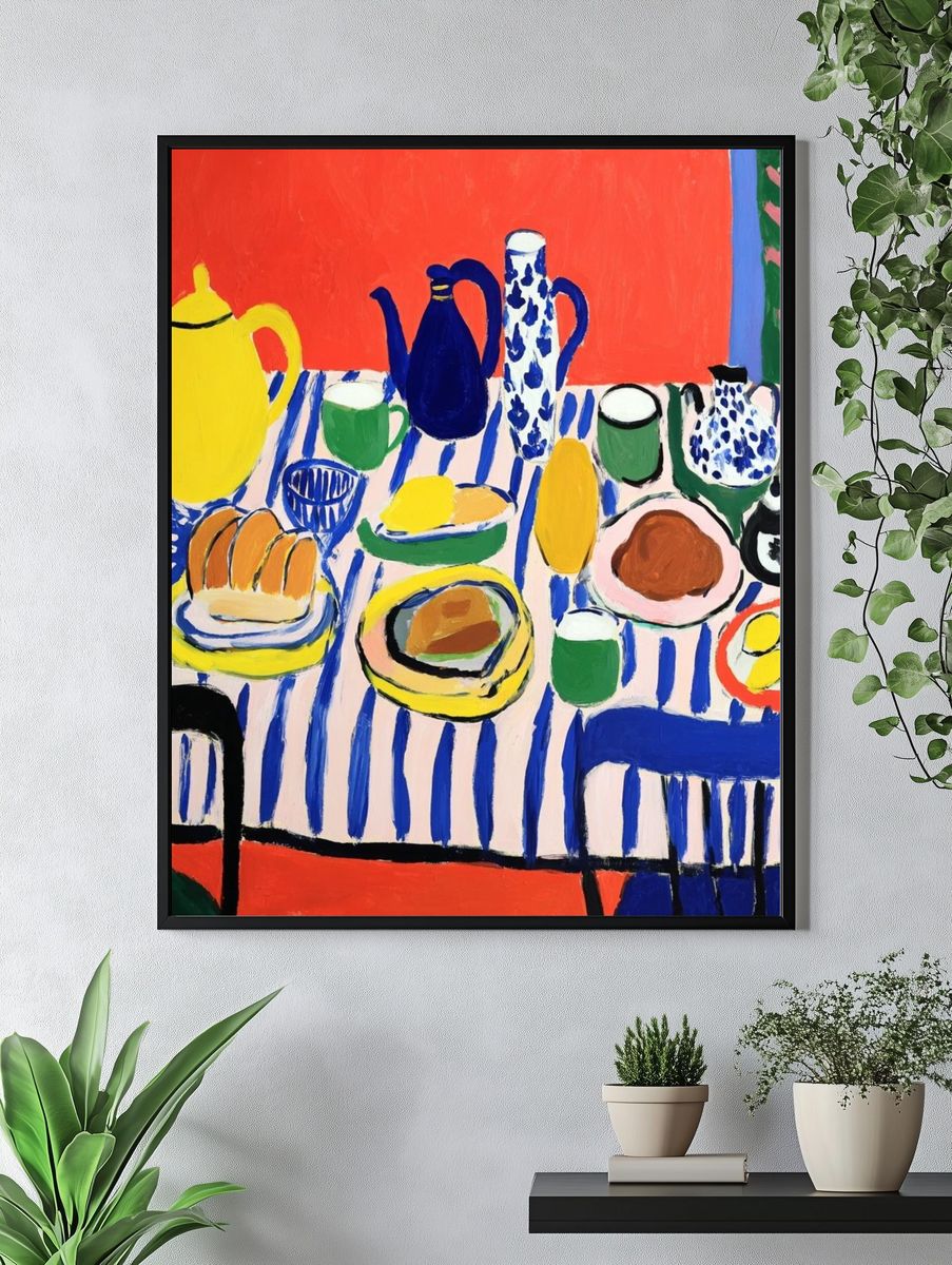 Colorful Still Life — Fine-Art Print. — room view 4