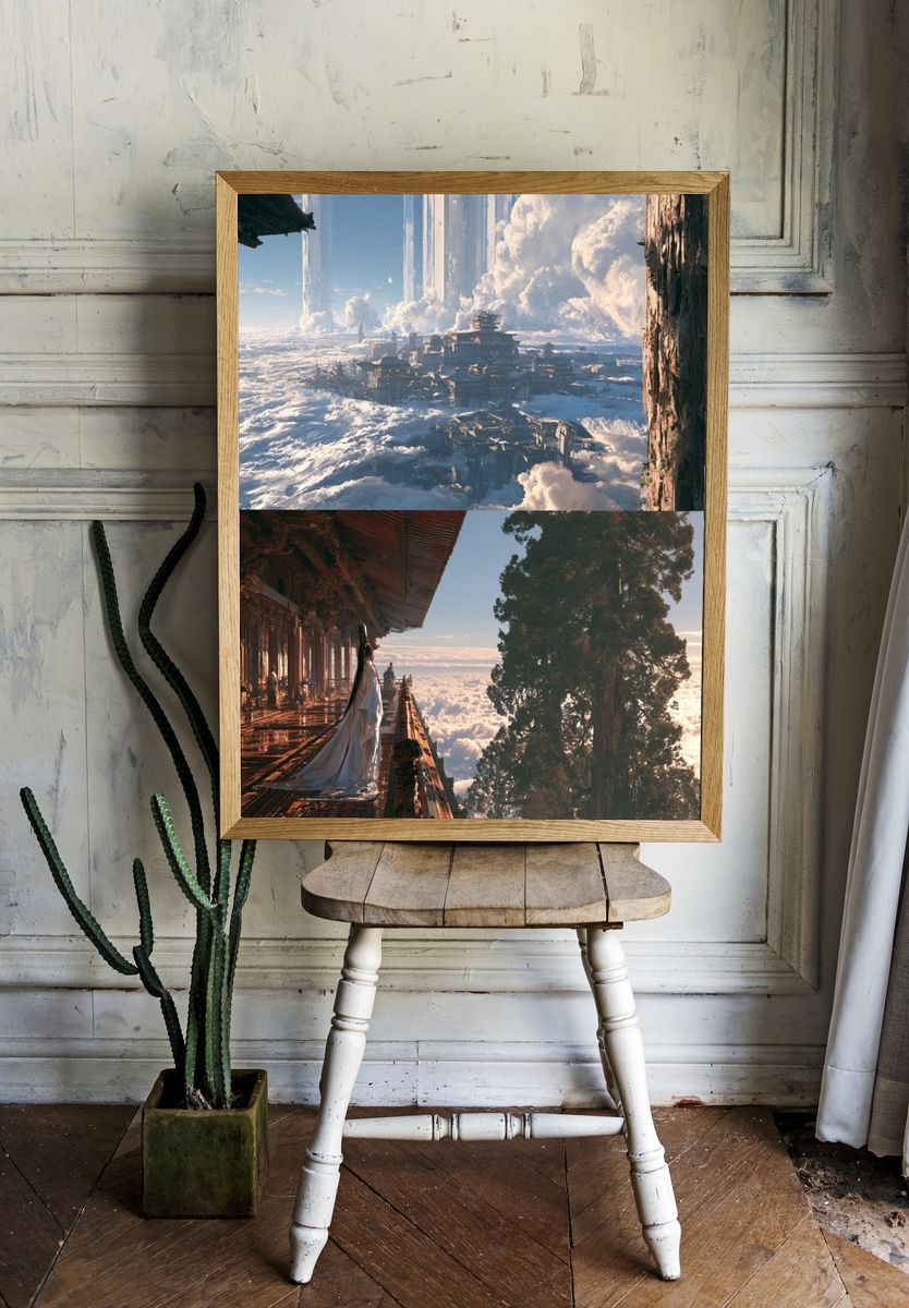Cloud City Dreamscape Poster. room preview