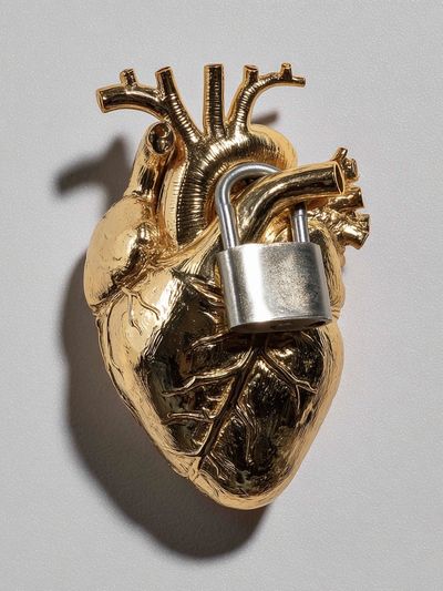 Locked Heart Surrealism Print.