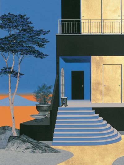 Surreal Modern Villa Print.