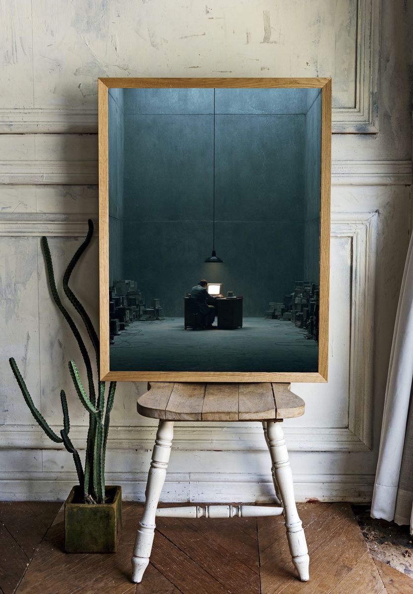 Lonely Computer Room — Surreal Print. room preview