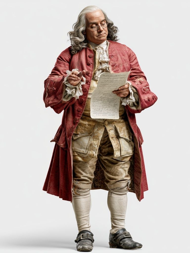 Baroque Composer Portrait Print. poster detail