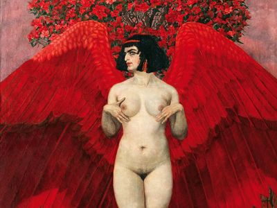 Red angel (1902) painting Karl.