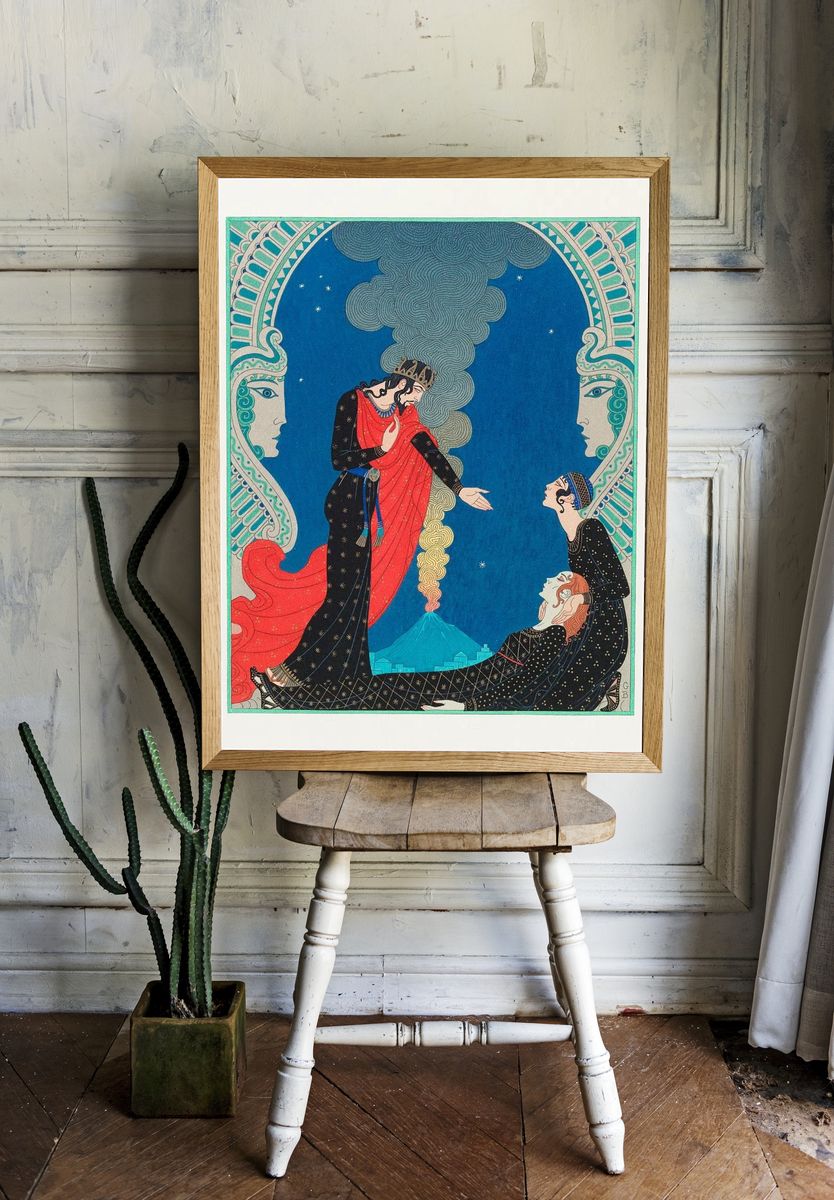 Empedocles Panthea (1929) fashion illustration. — room view 1