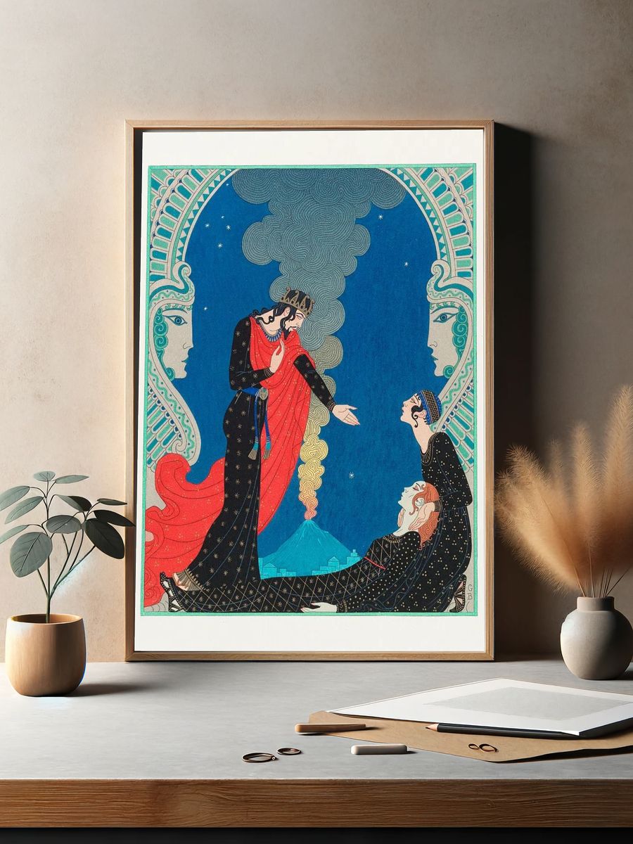 Empedocles Panthea (1929) fashion illustration. — room view 2