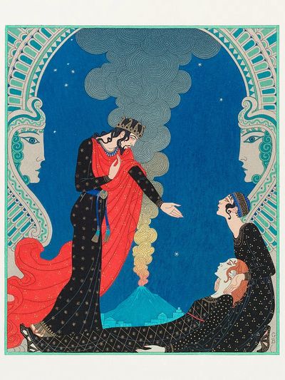 Empedocles Panthea (1929) fashion illustration. poster print