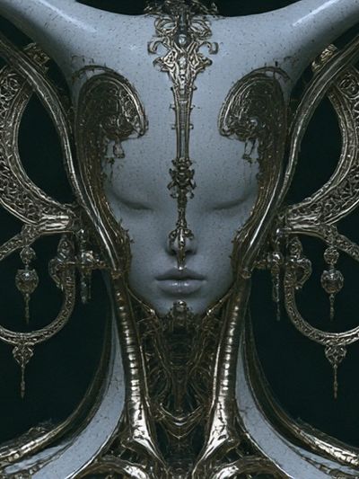Surreal Masked Face Fine-Art Print.
