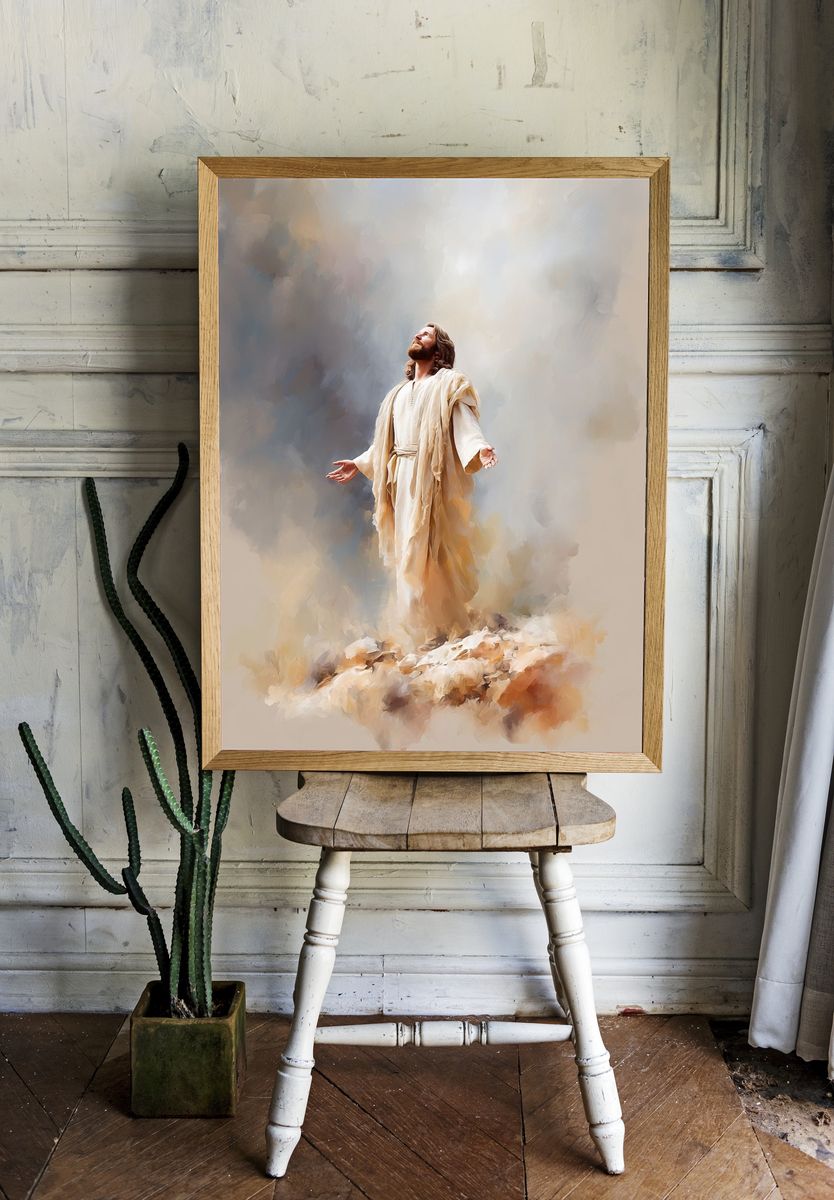 Ascended Figure Fine-Art Print. room preview
