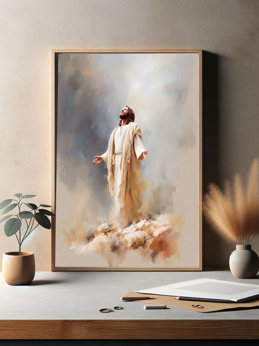 Ascended Figure Fine-Art Print. — room view 2