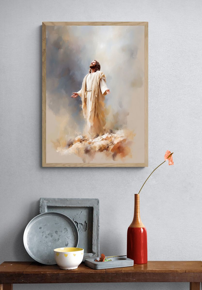 Ascended Figure Fine-Art Print. — room view 3