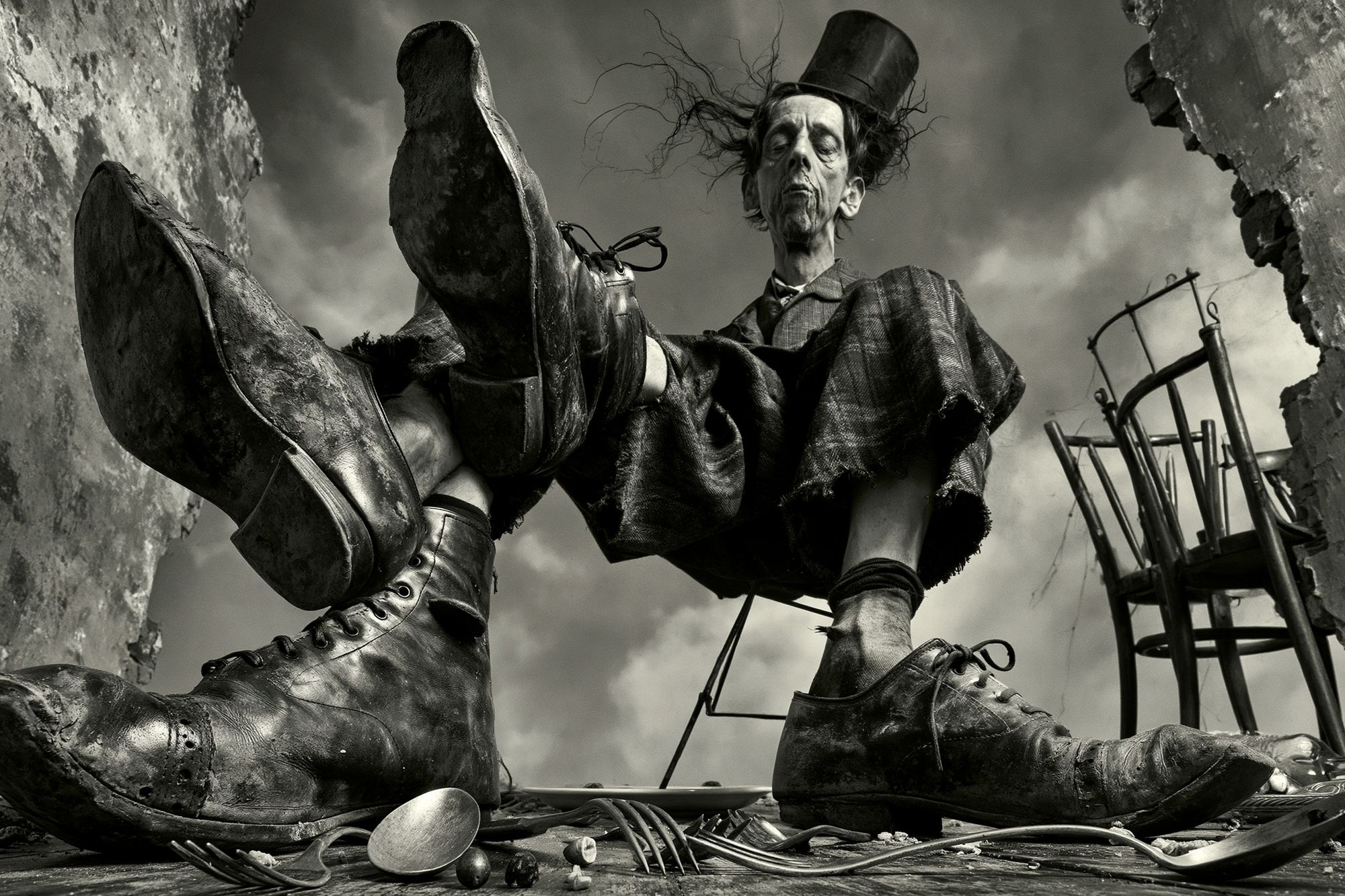 Surreal Gothic Figure Photography Poster. poster — fine-art art