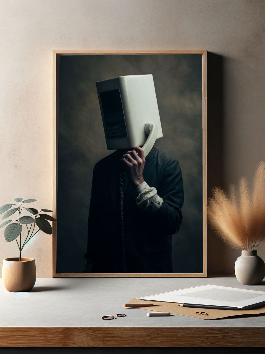 Headless Phone Portrait Print. — room view 2