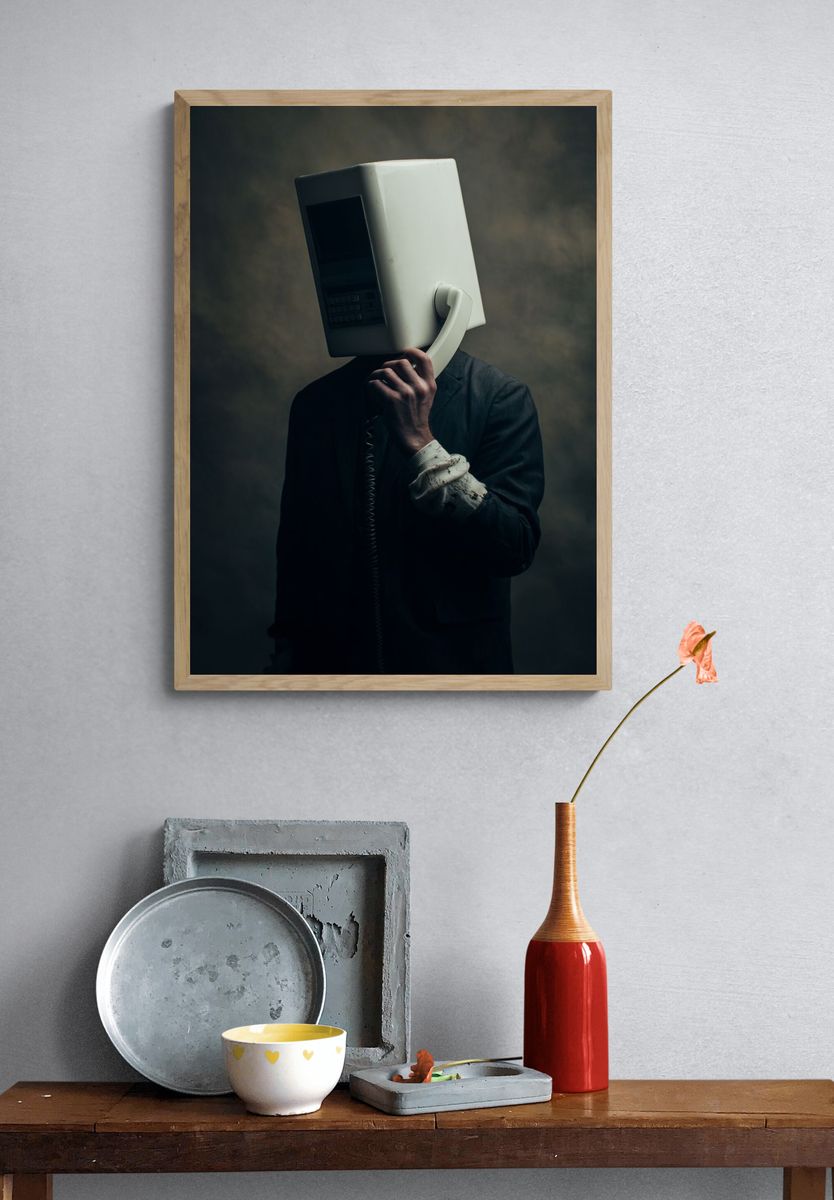 Headless Phone Portrait Print. — room view 3