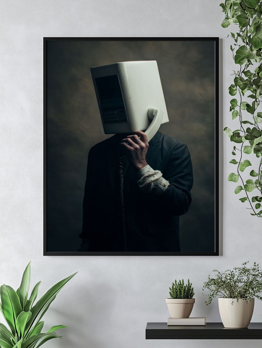 Headless Phone Portrait Print. — room view 4