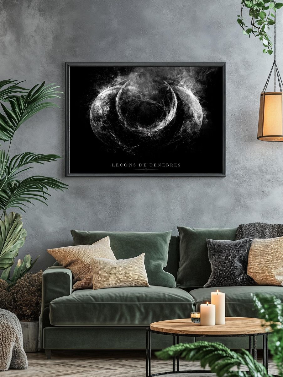 Leçons de Ténèbres Moon Poster. — room view 4