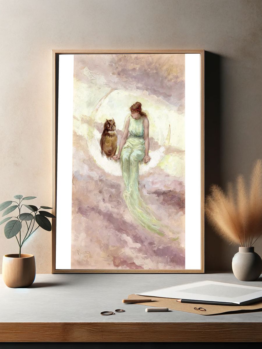 Witch's Daughter (1881) watercolor art. — room view 2