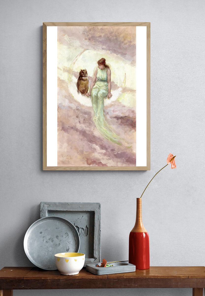 Witch's Daughter (1881) watercolor art. — room view 3