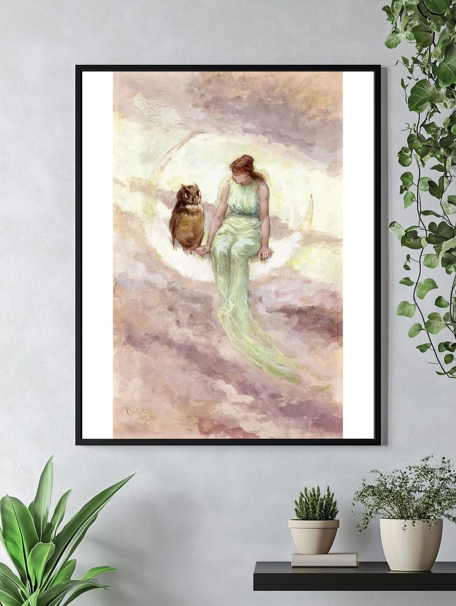 Witch's Daughter (1881) watercolor art. — room view 4