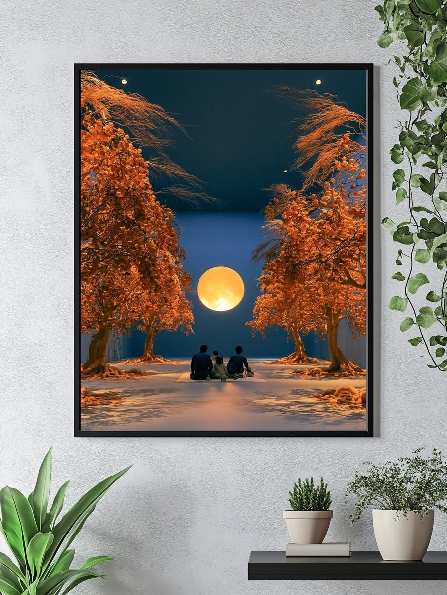 Moonlit Orchard Dreamscape Poster. — room view 4