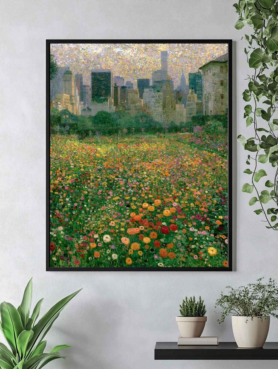 Central Park Bloomscape Print. — room view 4