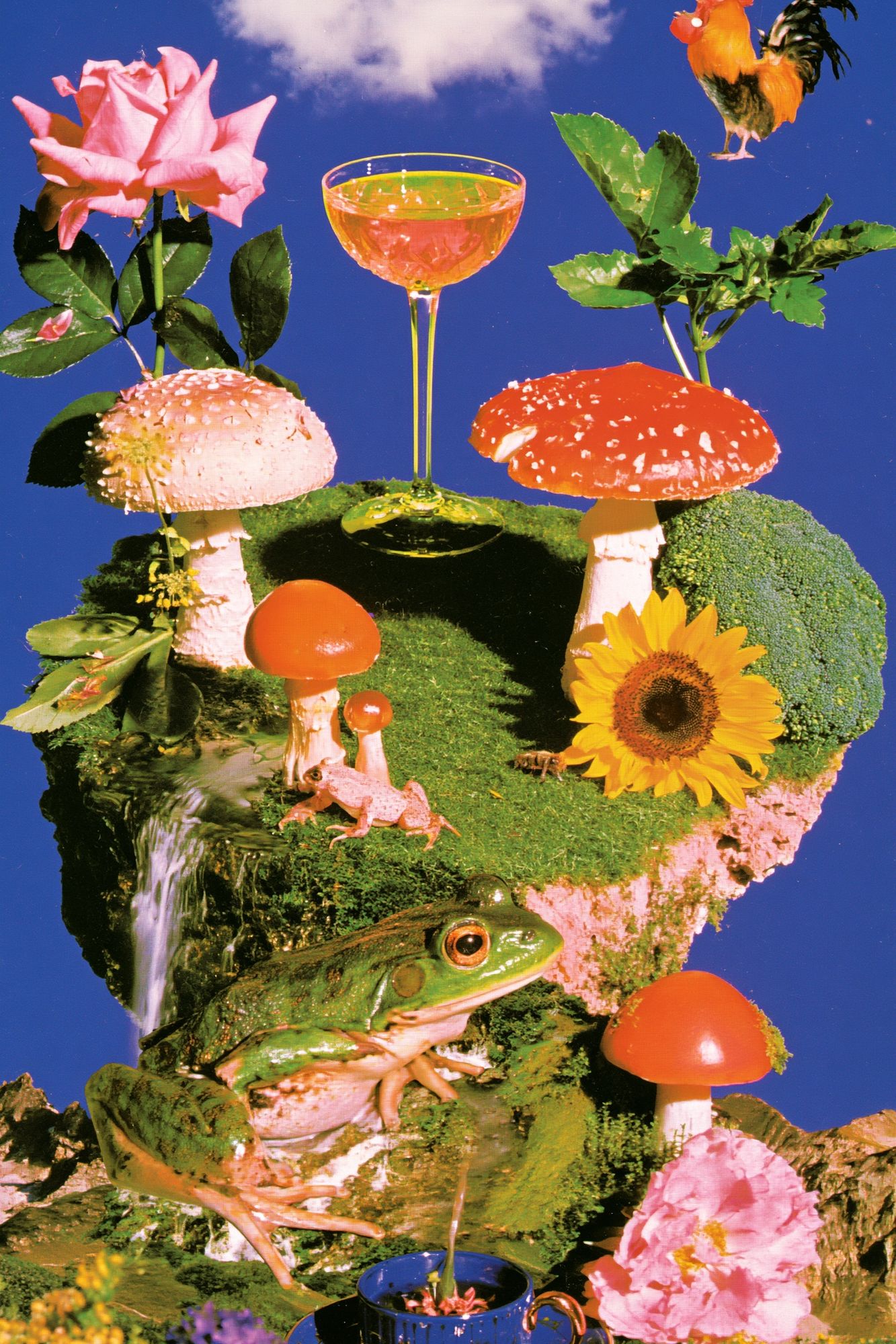 Surreal Garden Still Life Poster. poster — fine-art art