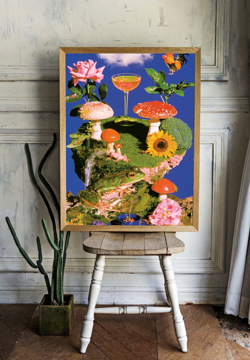 Surreal Garden Still Life Poster. room preview