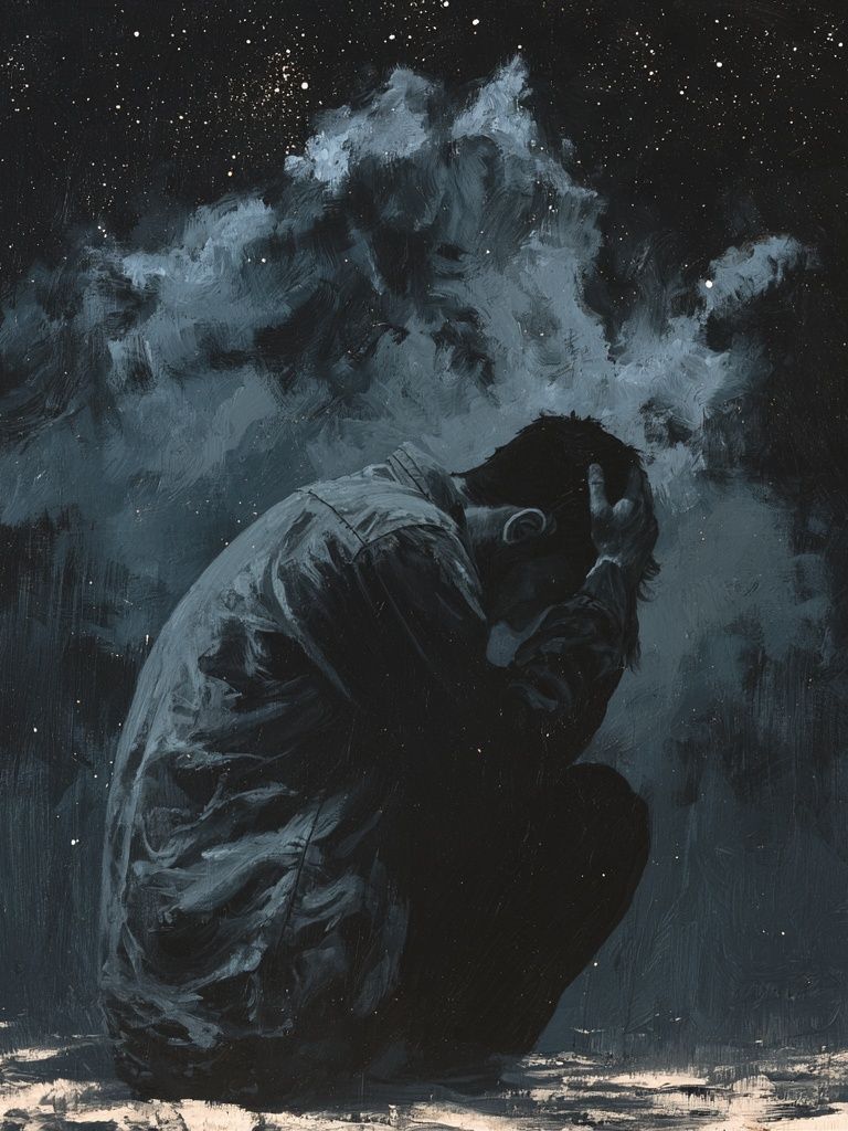 Solitude in the Storm Print. poster — fine-art art