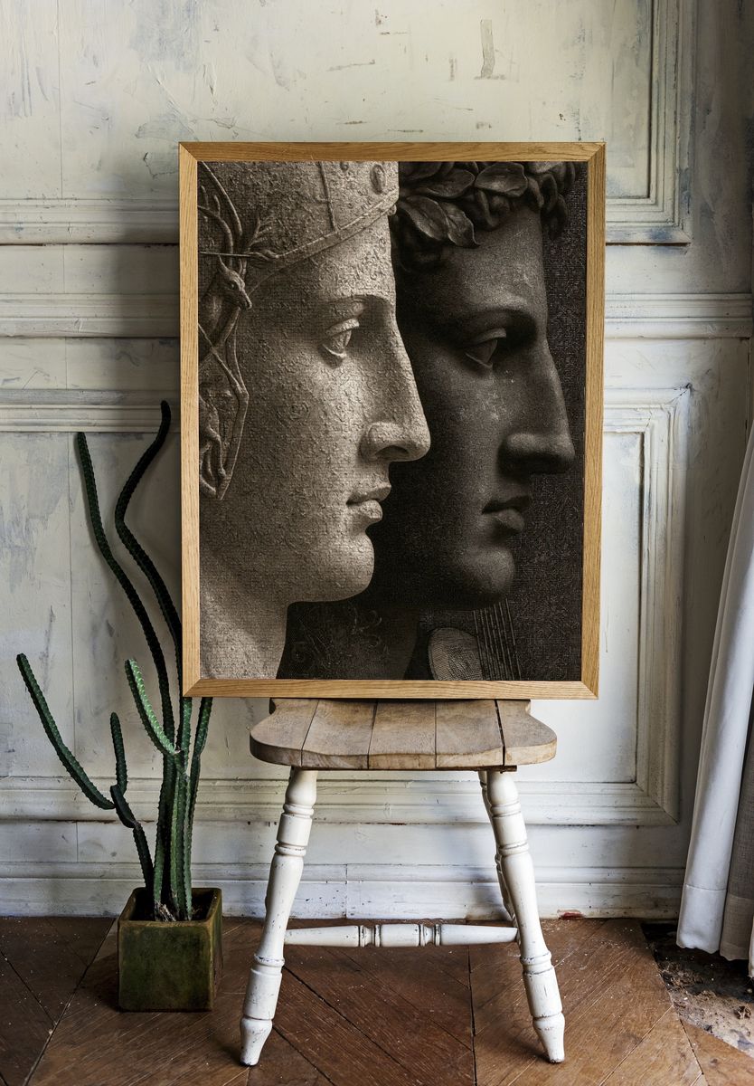 Classical Faces Fine-Art Poster. room preview