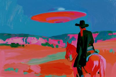 Cowboy on Horse Fine-Art Print.