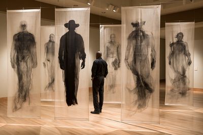 Gallery Figure Installation Print. poster